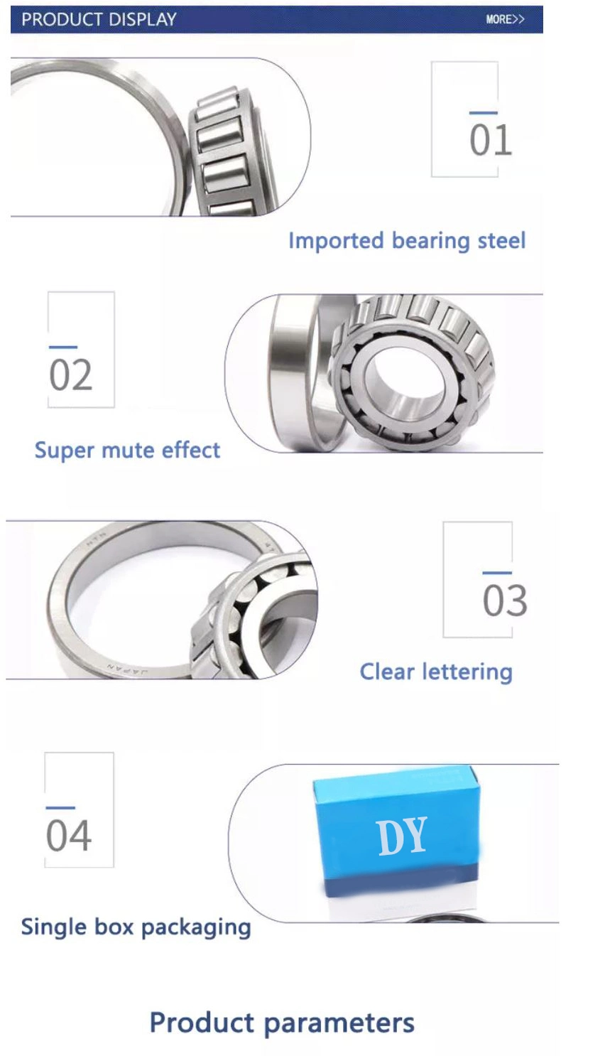 Miniature Small Bearing High Precision Single Row Tapered Roller Bearing